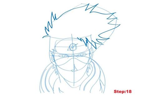How To Draw Kakashi From Naruto Drawings