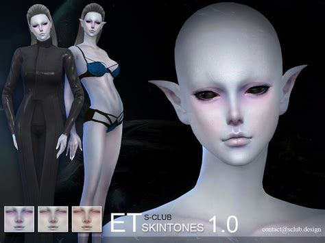 Et Skin By S Club Wmll At Tsr Sims 4 Updates