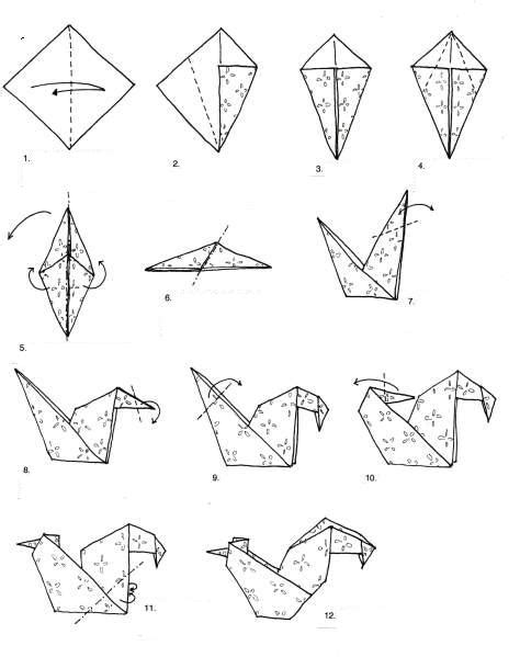 Origami Instructions Dwarf Chickens ~ Make Origami Easy Instructions
