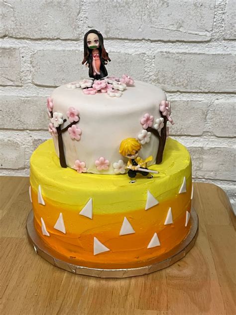 Demon Slayer Cake Anime Cake Cake Slayer