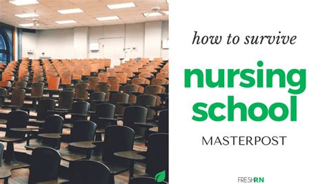 How To Survive Nursing School Masterpost Freshrn
