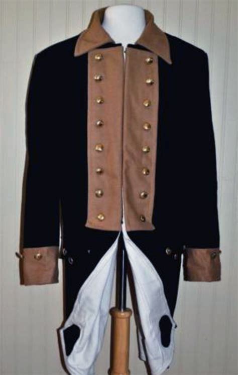Revolutionary War Continental Army Frock Coat Re Enact Lifestyle