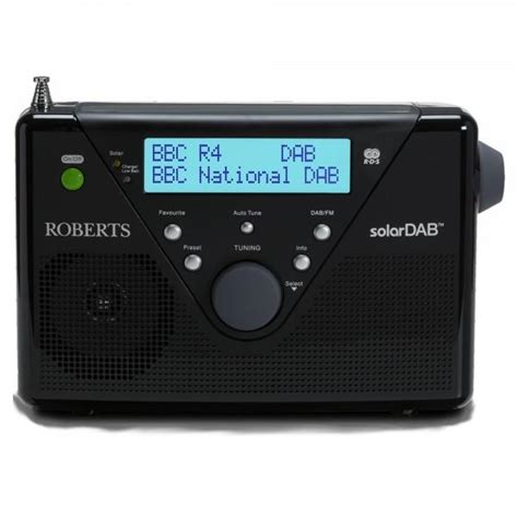 Roberts Solardab 2 Dabfm Digital Solar Powered Radio Portable Sound