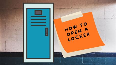 How To Open A Locker Youtube