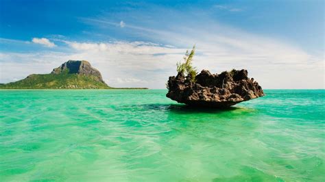 Universe of awesome curated wallpapers. Mauritius Lagoon - Bing Wallpaper Download