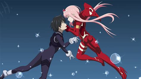 Latest post is zero two and ichigo darling in the franxx 4k wallpaper. darling in the franxx zero two hiro with blue background ...