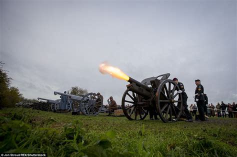 Artillery fire 100 rounds to mark end of Passchendaele | Daily Mail Online