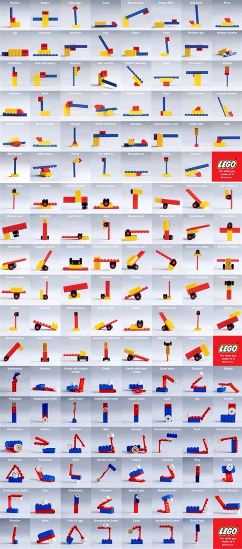 Lego What You Make Of It Ad Campaign Childhood Toys Ad Campaign