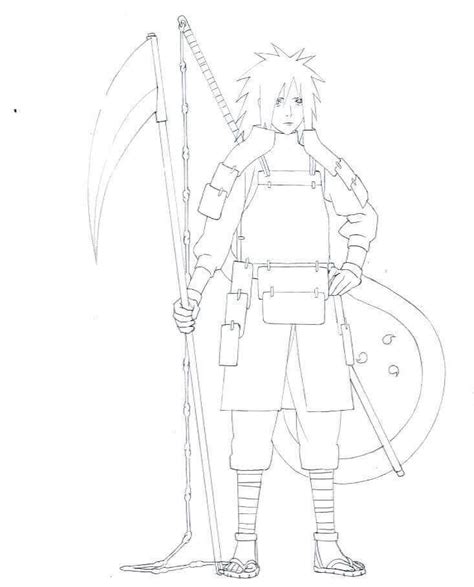 Grande Madara Uchiha Para Colorir Imprimir E Desenhar Colorir Me