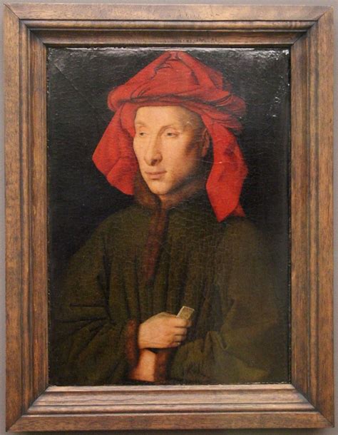 1440jan Van Eyck C1390 1441 Portrait Of A Man Giovanni Di Nicolao