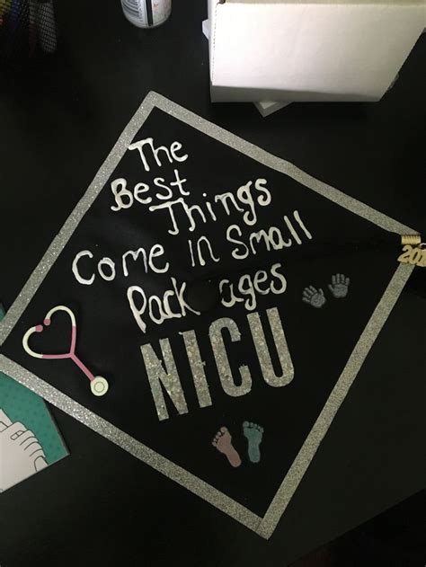 Nicu Nurse Grad Cap Nurse Graduation Cap Graduation Cap Decoration