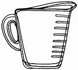 Measuring Cup Clipart Measurement Clip Drawing Cups Cliparts Illustration Pint Blank Mug Cooking Panda Spoons Glass Coffee Library Fotosearch Clipground sketch template