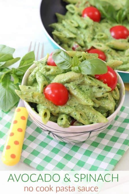 Creamy Avocado And Spinach Pasta My Fussy Eater Easy Kids Recipes