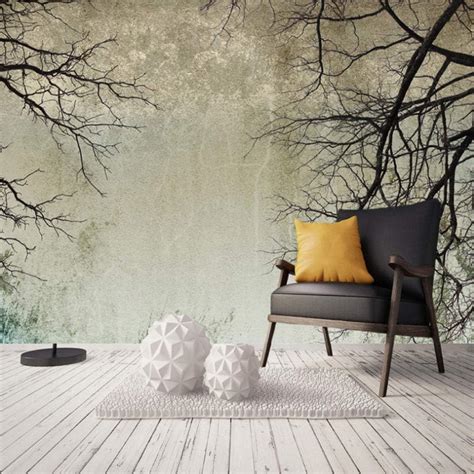 Custom 3d Photo Wallpaper Abstract Home Decor Nordic Style Tree