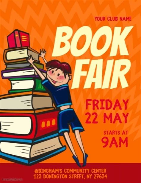 Book Fair Flyer Book Advertising Advertising Design International