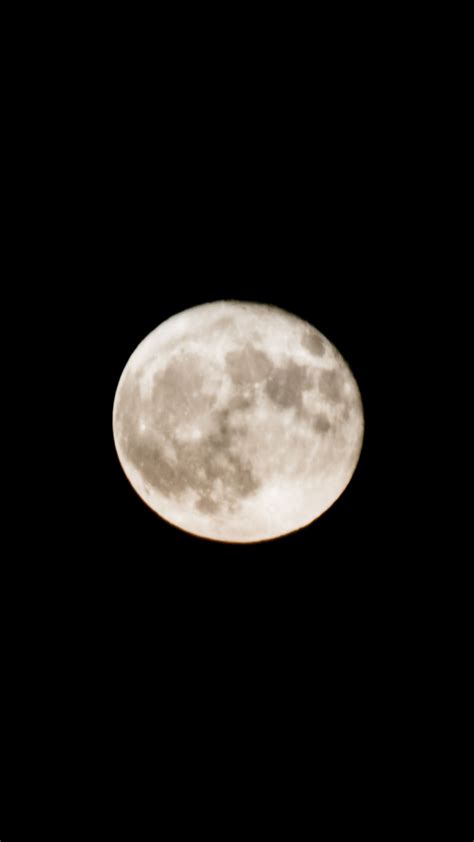 Download Wallpaper 1350x2400 Moon Full Moon Sky Night Dark Iphone 8