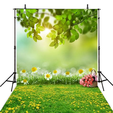 Hot Spring Photography Backdrop Scenic Vinyl Backdrop For Photography