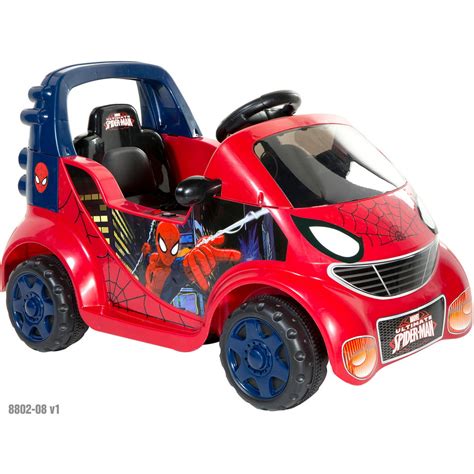 Spider Man Small Car 6 Volt Battery Powered Ride On