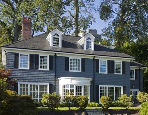 Colonial Style With Window Dormers Colonial Exterior Saltbox Houses