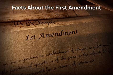 10 Facts About The First Amendment Have Fun With History