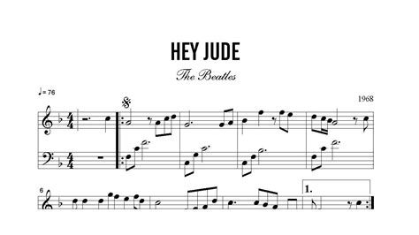 Pista Y Partitura De Hey Jude Para Saxo Alto Partituras Y Pistas Pdmrea