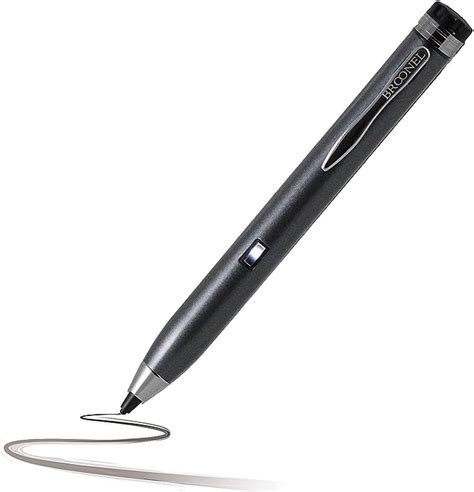 Broonel Grey Fine Point Digital Active Stylus Pen Compatible With The