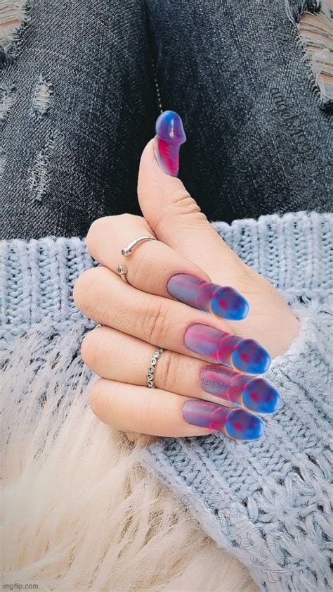 image tagged in nails fingers manicure dildos nail salon hands imgflip