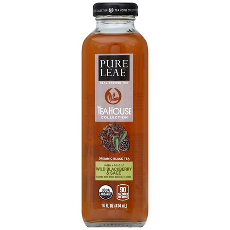 Pure Leaf Tea House Wild Blackberry And Sage Organic Black Tea Shop Tea At H E B