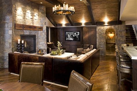 You can also put a pool table to heat up the atmosphere. 28+ Awesome Home Basement Ideas -DesignBump