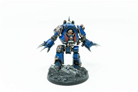 Showcase Horus Heresy Night Lords Contemptor Dreadnought By Silvernome
