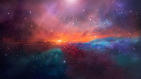 Space Sunset Hd Digital Universe 4k Wallpapers Images Backgrounds