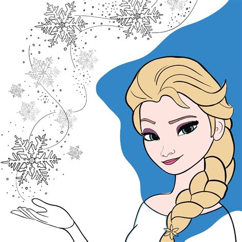 Elsa Coloring Pages From Frozen