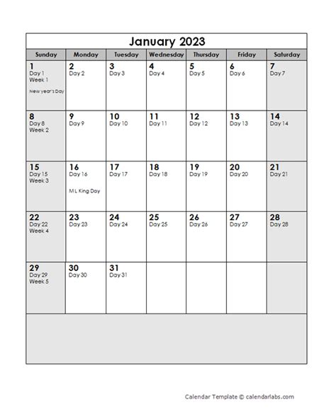 2023 Julian Date Calendar Pdf Printable Templates Free