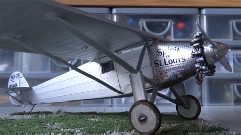 The Spirit Of St Louis 148 Revell Model Kit Build Youtube
