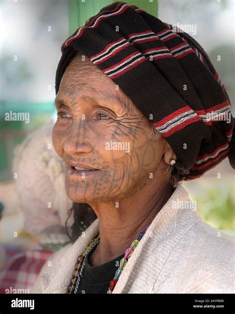 Last Surviving Facial Tattooed Women In Chin State Myanmar Nobody