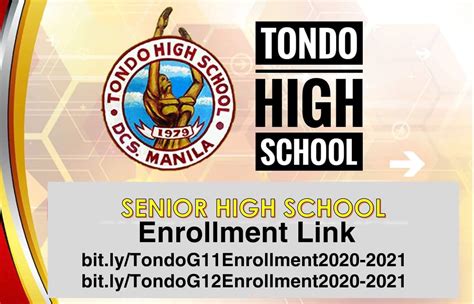 Tondo Tondo High School Senior High School Department