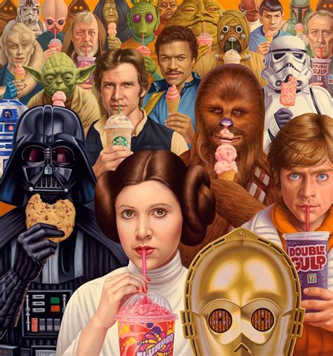 The Art Of Alex Gross Prints Star Wars Arte Star Wars Divertente
