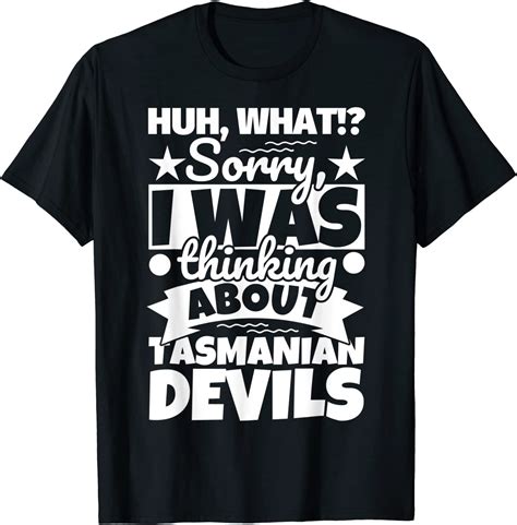Tasmanian Devils Lover Funny T Shirt Uk Fashion