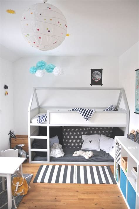 Floor diy house bed is an incredible transition bed from a crib to a big kid bed. 43 Best Ikea Kura Bunk Bed Hacks Ideas - decoomo.com | Kid beds, Ikea kura bed, Kura bed