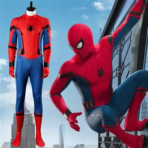 Spiderman Homecoming Cosplay Spider Man Costume 2017 Movie New Jumpsuit