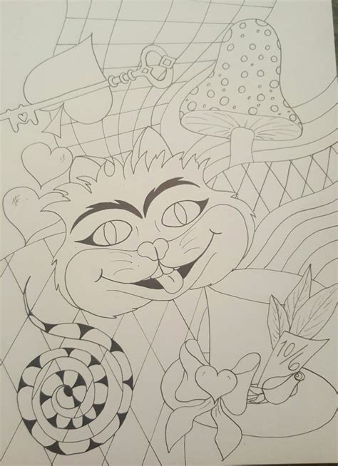 Alice In Wonderland Doodle By Shirley Burge Doodle Art Doodles