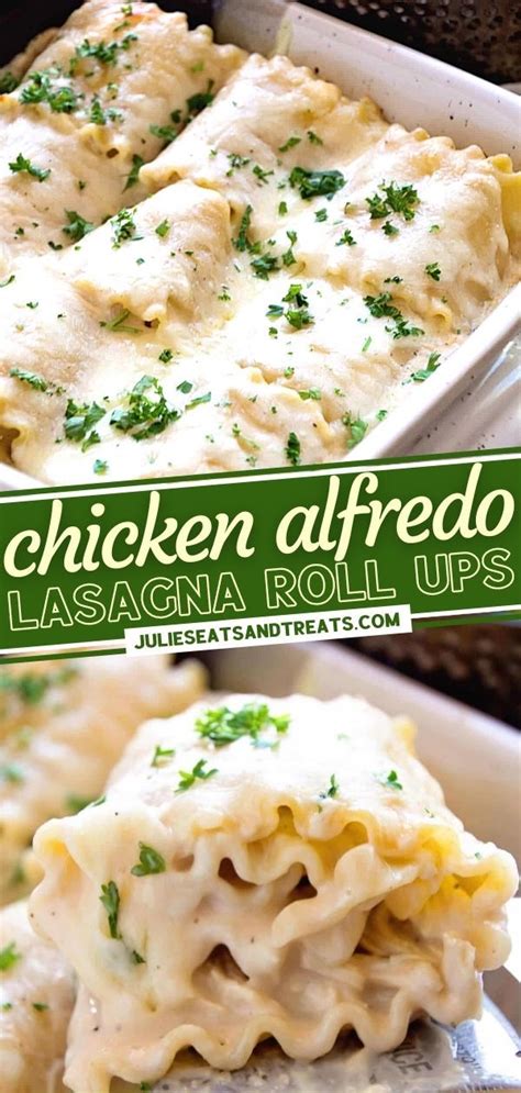 Maybe you would like to learn more about one of these? Chicken Alfredo Lasagna Roll Ups in 2020 | Easy casserole ...