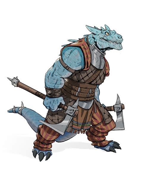 Artstation Dragonborn Fighter Bastien Aufrere Fantasy Character Art