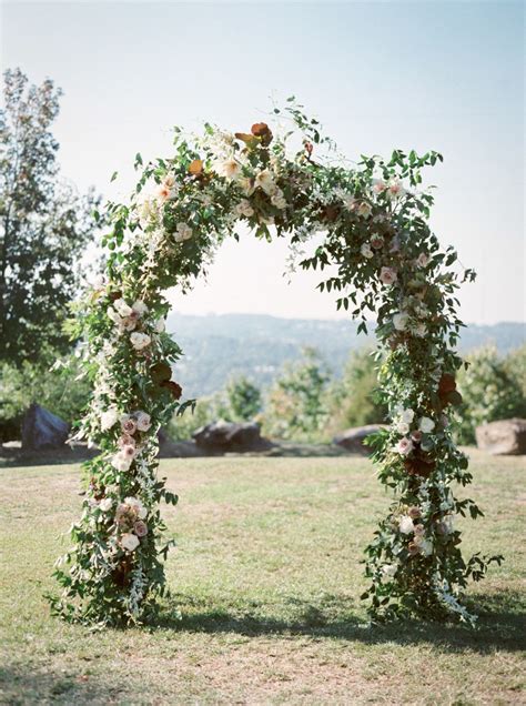 Rosegolden Flowers Holly Carlisle Photography Winter Wedding Arch Wedding Ceremony Flowers