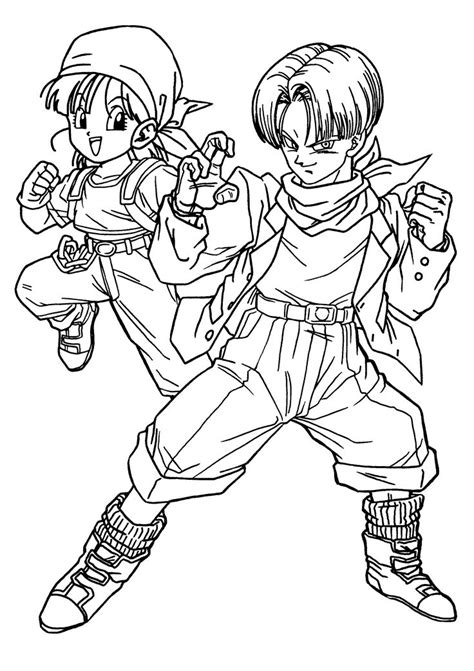 Super saiyan 4 gogeta drawing. Dragon Ball Z Coloring Pages | Trunks | Pinterest