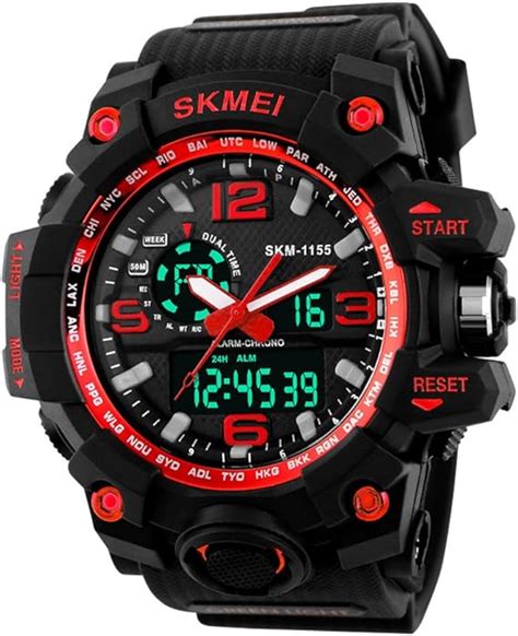 Reloj Para Hombre Skmei A La Moda Resistente Al Agua Mecanismo De Cuarzo Digital Shock