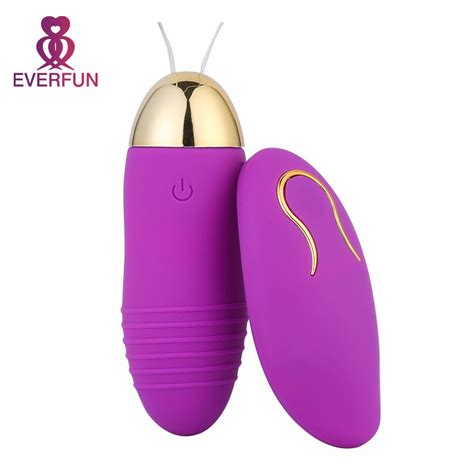 Everfun Wireless Remote Control Vibrating Silicone Bullet Eggs Vibrators For Women Usb