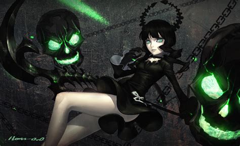 Fondos De Pantalla Anime Chicas Anime Verde Black Rock Shooter