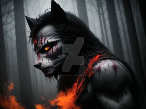 Werewolf Artwork Dark Fantasy 1 By Punkerlazar On Deviantart