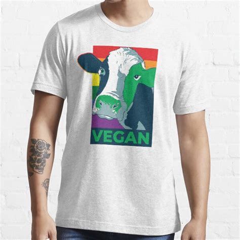 Proud Queer And Vegan T Shirt For Sale By Radvas Redbubble Proud